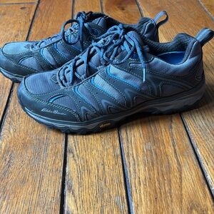 EDDIE BAUER Hiking Shoes Size 12 Mens Vibram WeatherEdge Dark Slate 3392-766